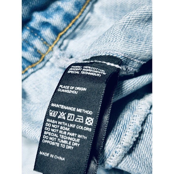 Grateful State Of Mind Men's Distressed Denim Jacket Size Large - Picture 9 of 13